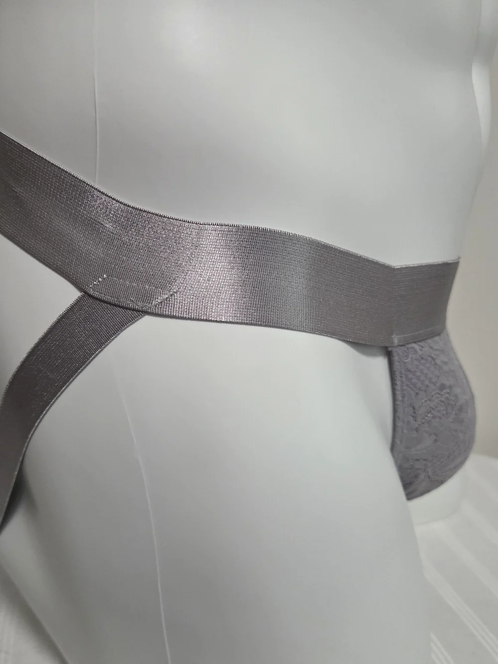 Cosabella Metallic Silver Low-Rise Brief